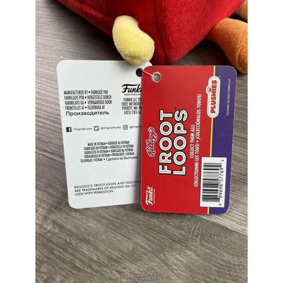Funko Plushies Froot Loops Cereal Box Figural 9" Plush Stuffed Toy - New w/ Tags - Picture 7 of 10